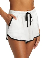 Annabelle Satin Boxer Pajama Set