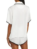 Annabelle Satin Boxer Pajama Set