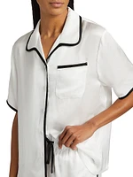 Annabelle Satin Boxer Pajama Set