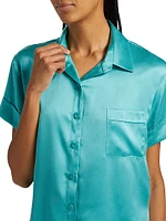Audrey Silk Boxer Pajama Set