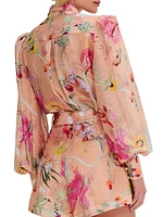 Lily Floral Button-Front Shirt