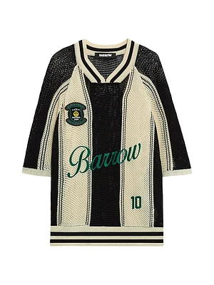 Logo Knitted Jersey T-Shirt