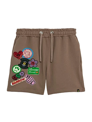 Logo Embroidered Sweatshorts