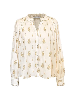 South Hampton Lorien Floral Cotton Blouse