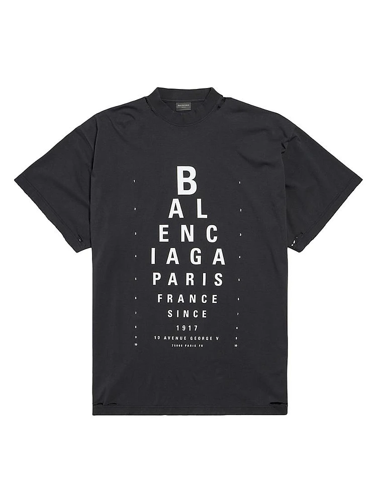 Optical Oversized T-Shirt
