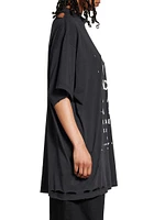 Optical Oversized T-Shirt