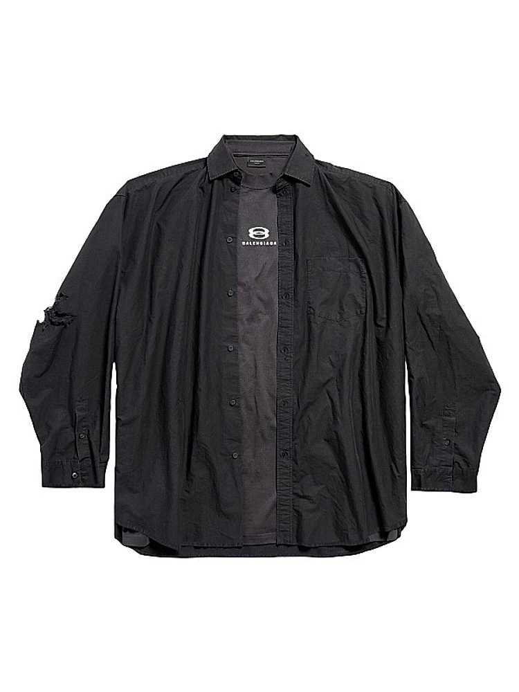 Unity Sports Icon Layered Oversized Shirt
