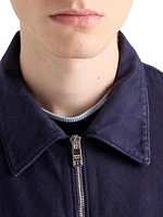 Old Denim Zipper Jacket