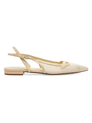 Tita Mesh Slingback Flats