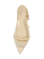 Tita Mesh Slingback Flats