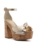 Maxi Clarita 120MM Leather Platform Sandals