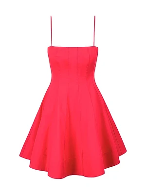 Wylie Cotton Poplin Fit & Flare Minidress
