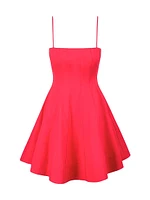 Wylie Cotton Poplin Fit & Flare Minidress