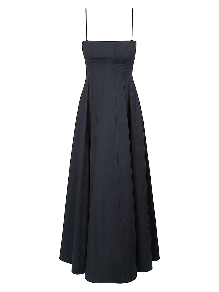 Wylie Poplin Maxi Dress