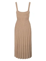 Ellison Compact-Knit Midi-Dress