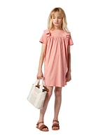 Little Girl's & Logo Leather Sandals