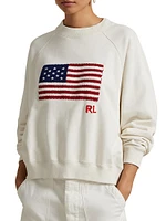 Flag Cotton Sweatshirt