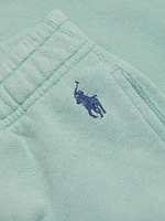 Cotton-Blend Fleece Drawstring Shorts