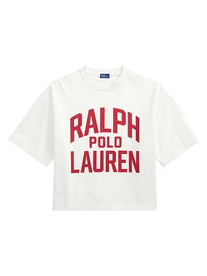 Logo Cotton Jersey Crewneck T-Shirt