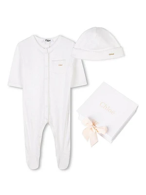 Baby's Beanie & Footie Set