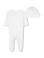 Baby's Beanie & Footie Set