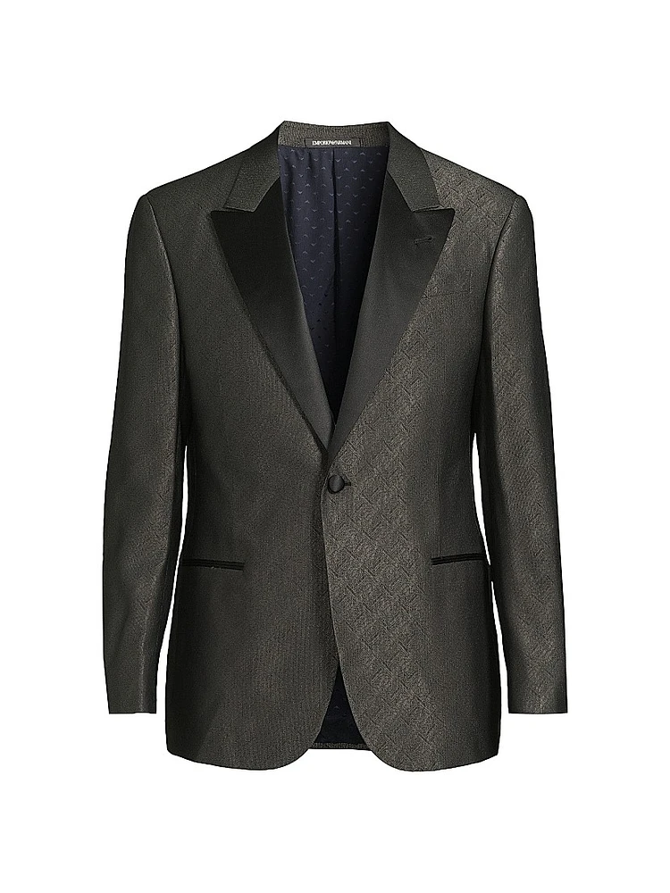 Shiny Woven Dinner Jacket