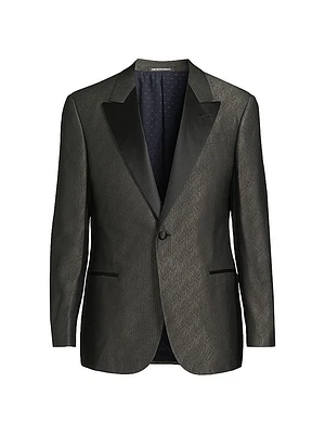 Shiny Woven Dinner Jacket