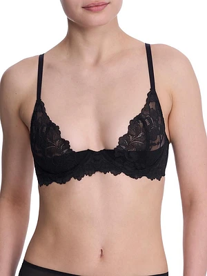 Peony Lace Plunge Unlined Underwire Bra