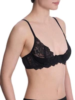 Peony Lace Plunge Unlined Underwire Bra