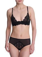 Peony Lace Plunge Unlined Underwire Bra