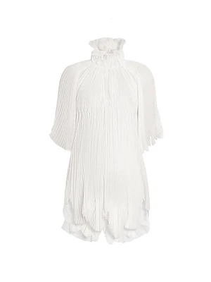 Silk High Neck Blouse