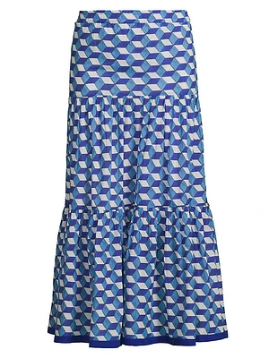 Frilly Geometric Skirt