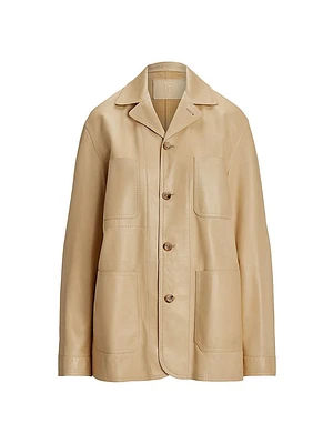 Adrianna Leather Coat