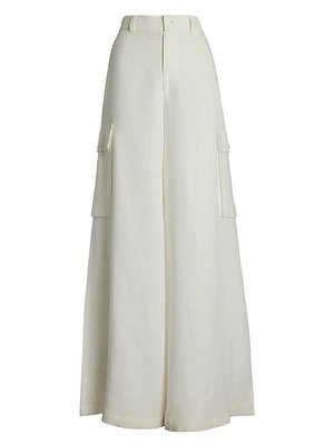 Classic Linen Cargo Pants