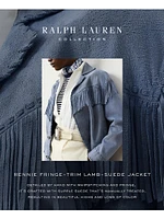 Rennie Suede Fringe-Trim Jacket