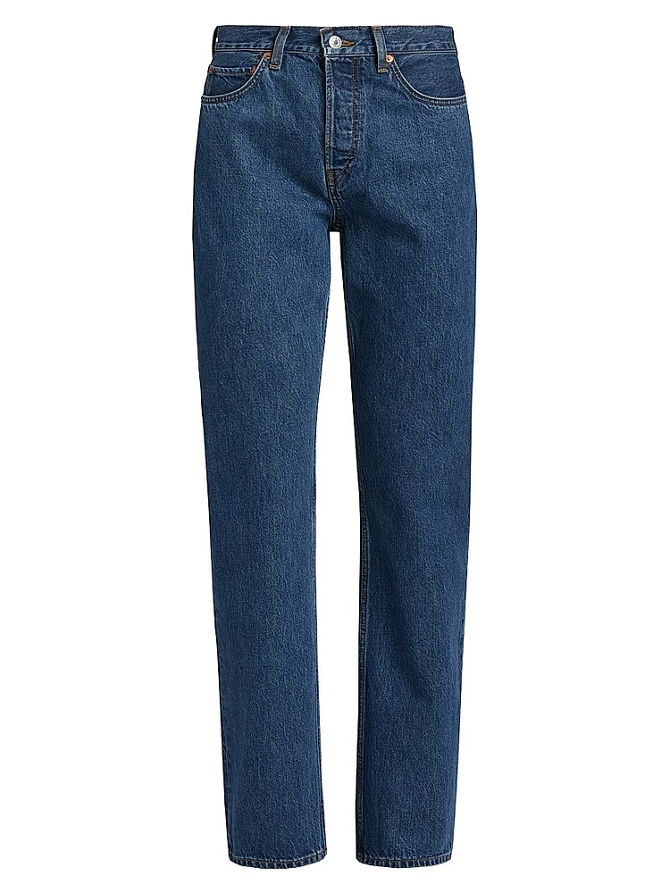 90s High-Rise Straight-Leg Jeans