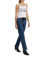90s High-Rise Straight-Leg Jeans