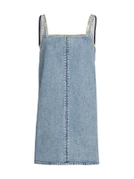 Jayde Embellished Denim Minidress