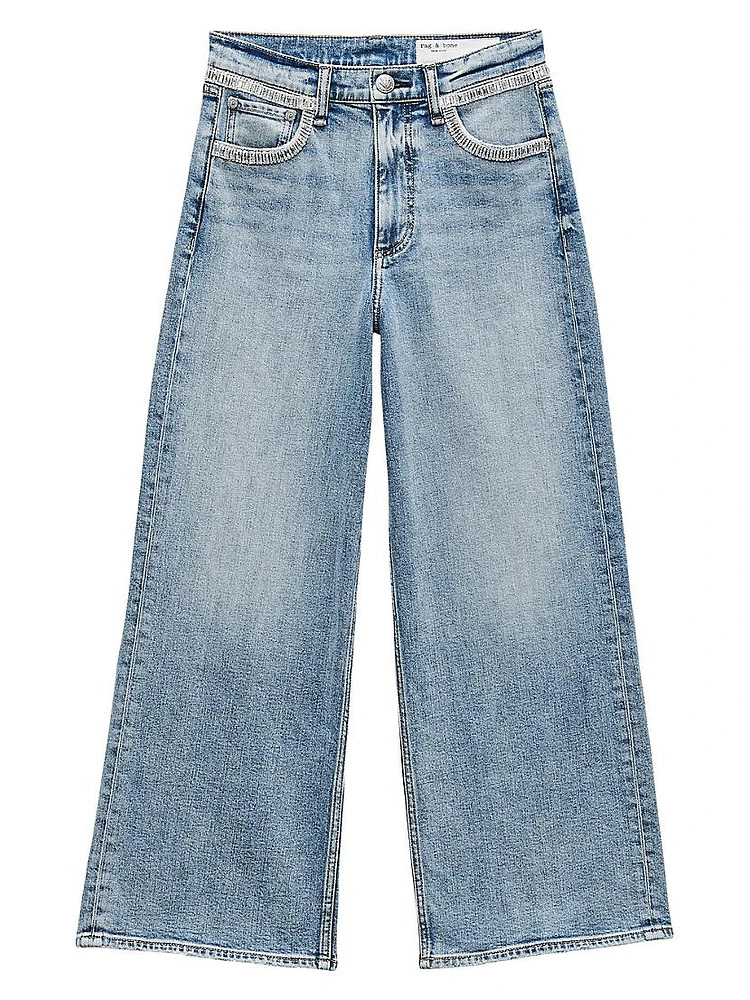 Andi High-Rise Ankle Wide-Leg Jeans