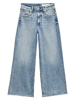 Andi High-Rise Ankle Wide-Leg Jeans