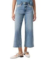 Andi High-Rise Ankle Wide-Leg Jeans