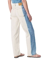 Featherweight Logan Mid-Rise Wide-Leg Jeans