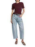 Charlie High-Rise Barrel Jeans