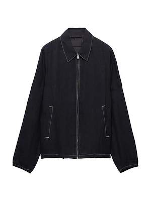 Cotton Blouson Jacket