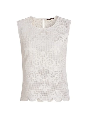 Shelly Floral Lace Blouse