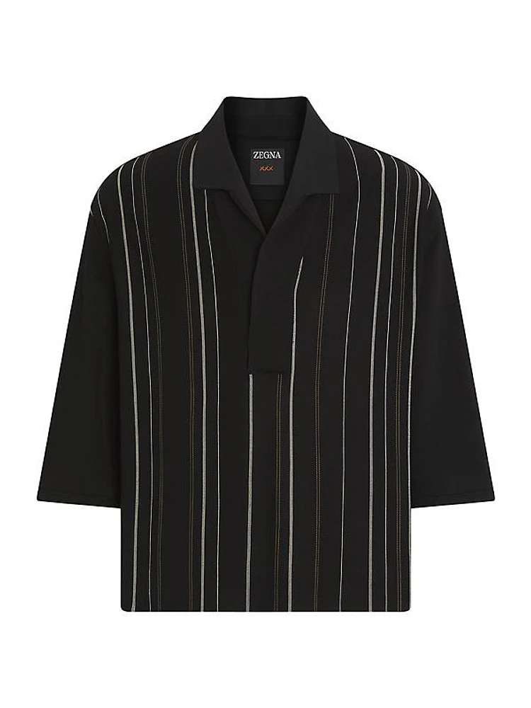 Silk Polo Shirt