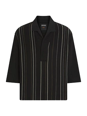 Silk Polo Shirt