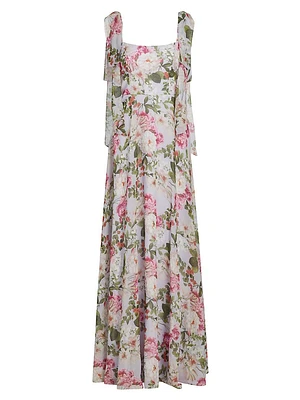 Pearl Floral Gown