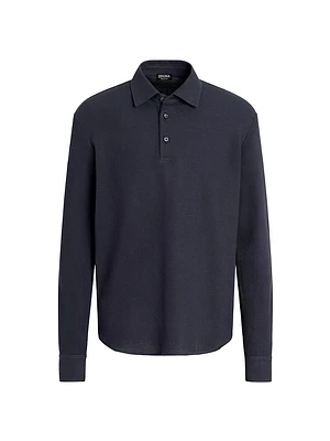 Lightweight Cotton Polo Shirt
