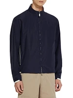 Silk Blouson Jacket